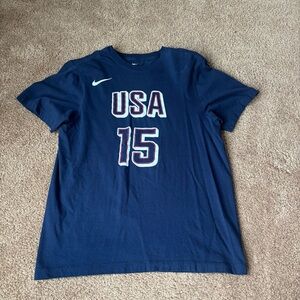 Women’s Medium Nike Devin Booker USA #15 Blue T-Shirt
